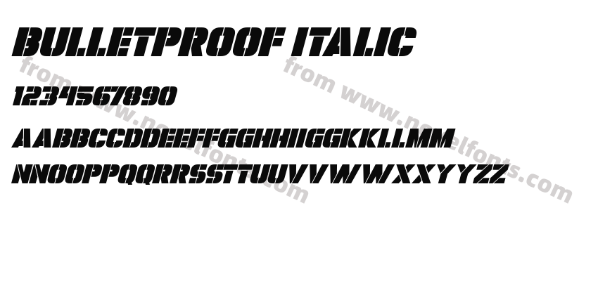 BulletproofItalic-2OAGdPreview