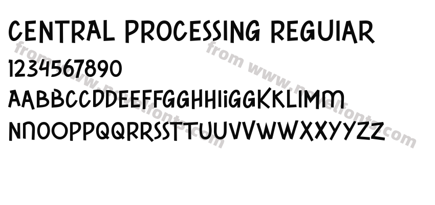 CENTRAL PROCESSING RegularPreview