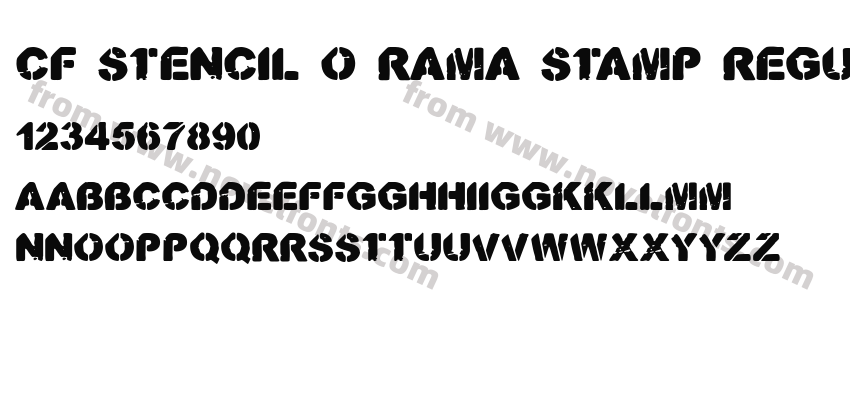 CF Stencil O Rama Stamp RegularPreview