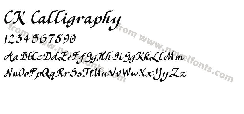 CK CalligraphyPreview