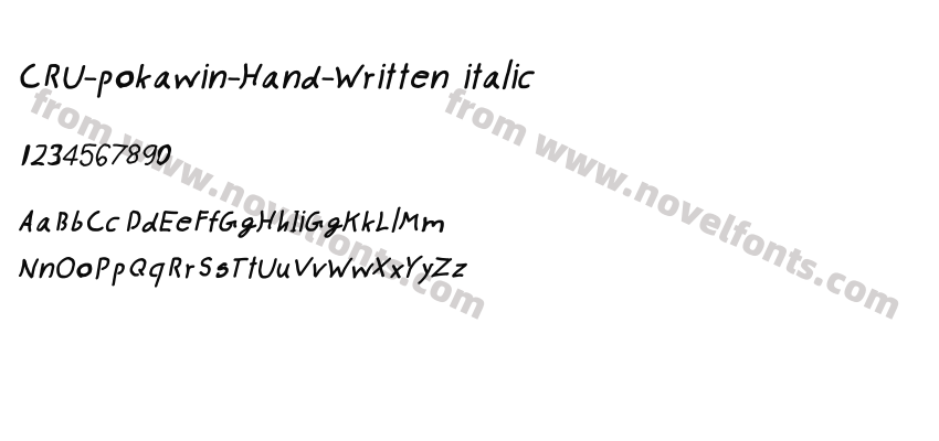 CRU-pokawin-Hand-Written italicPreview