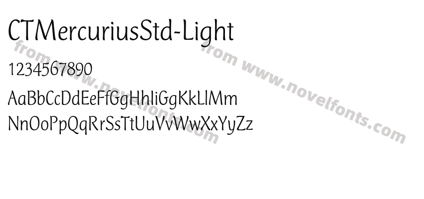 CTMercuriusStd-LightPreview