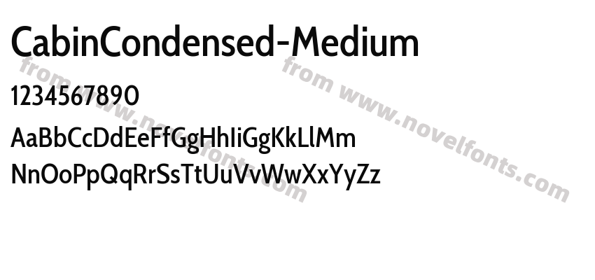 CabinCondensed-MediumPreview