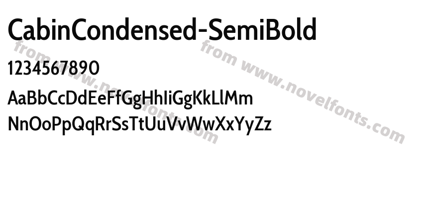 CabinCondensed-SemiBoldPreview