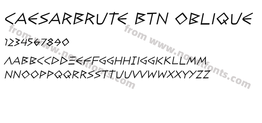 CaesarBrute BTN ObliquePreview