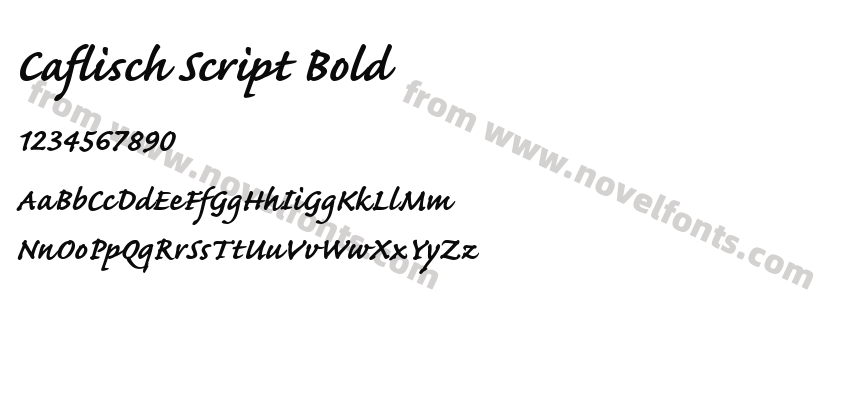 Caflisch Script BoldPreview