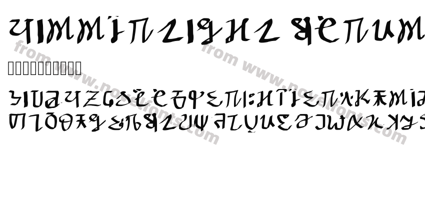 Calligraphr RegularPreview