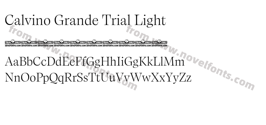 Calvino Grande Trial LightPreview