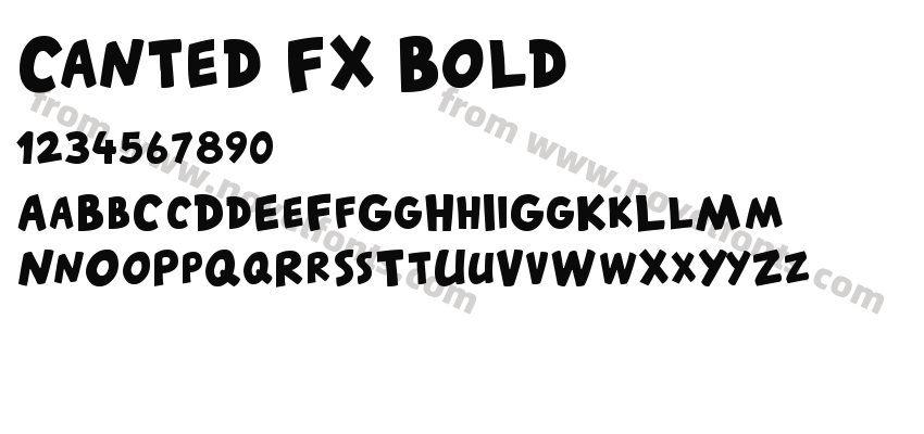 Canted FX BoldPreview