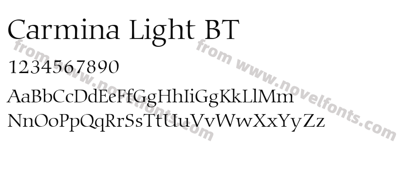 Carmina Light BTPreview