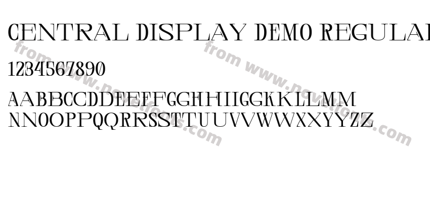 Central Display DEMO RegularPreview