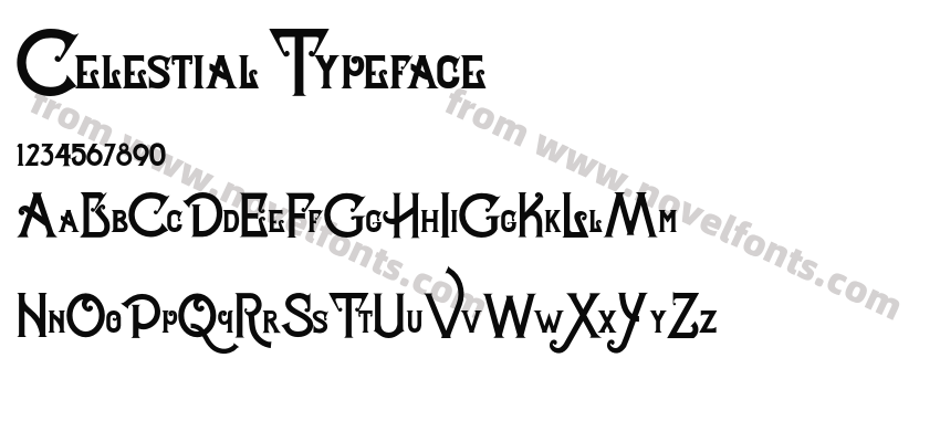 Celestial TypefacePreview