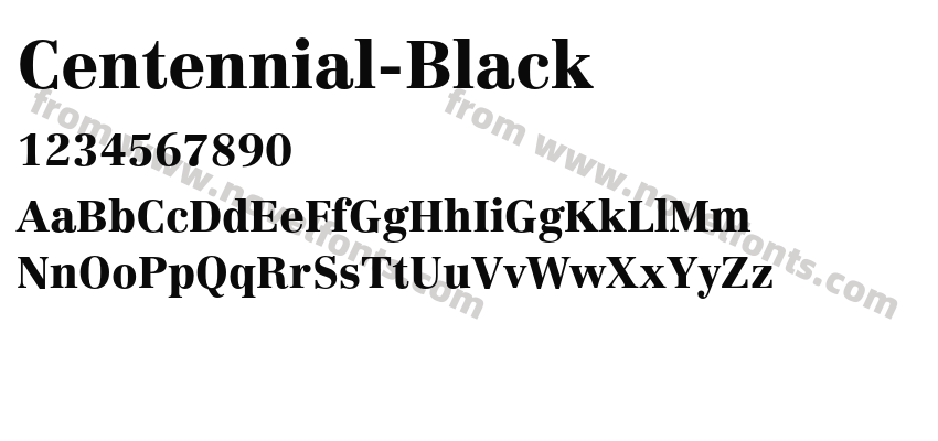 Centennial-BlackPreview