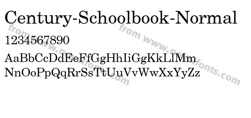 Century-Schoolbook-NormalPreview