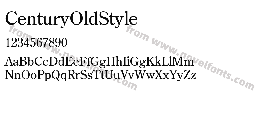 CenturyOldStylePreview