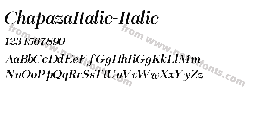 ChapazaItalic-ItalicPreview