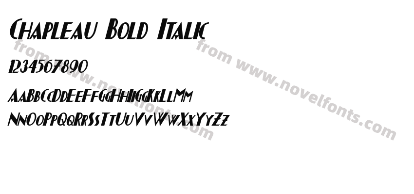 Chapleau Bold ItalicPreview