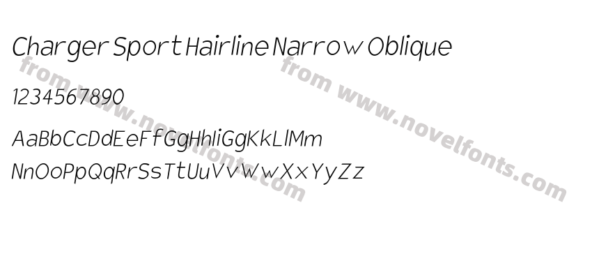 Charger Sport Hairline Narrow ObliquePreview