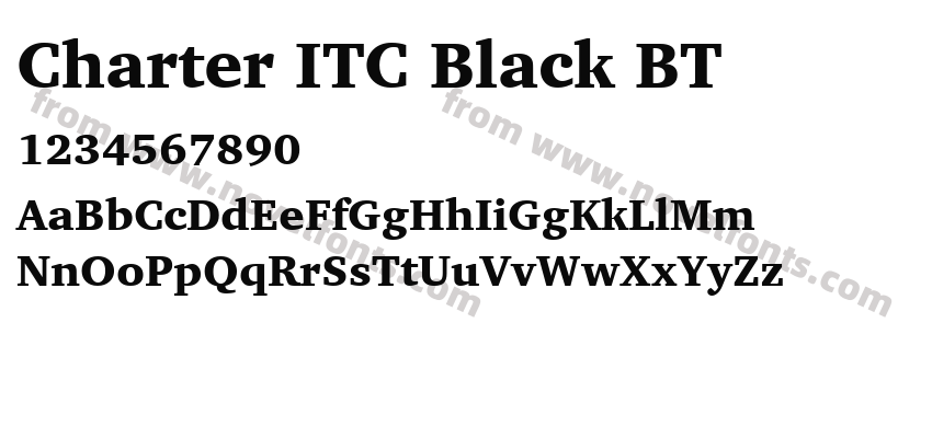 Charter ITC Black BTPreview