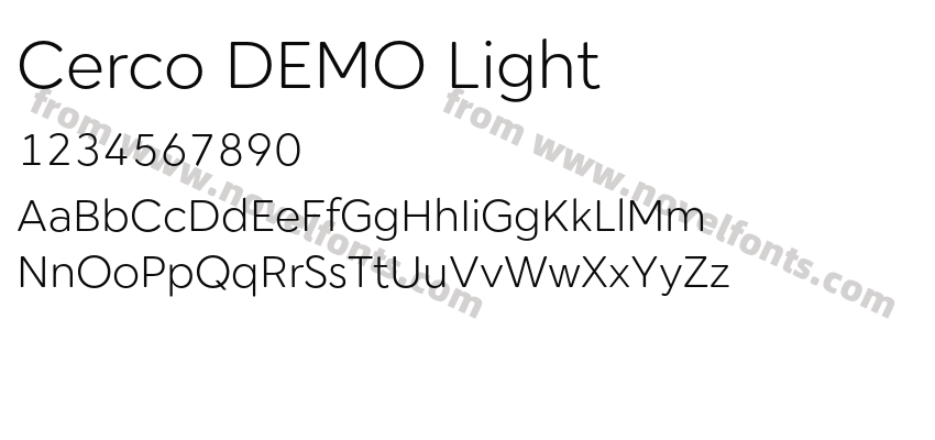 Cerco DEMO LightPreview