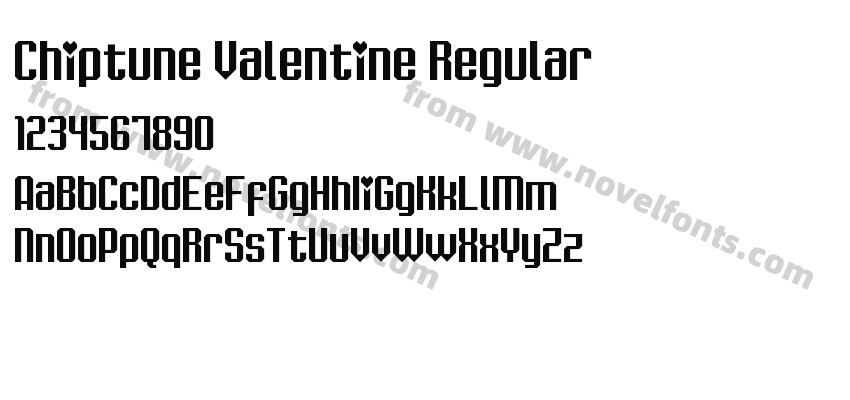 Chiptune Valentine RegularPreview