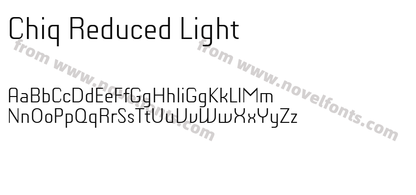 Chiq Reduced LightPreview